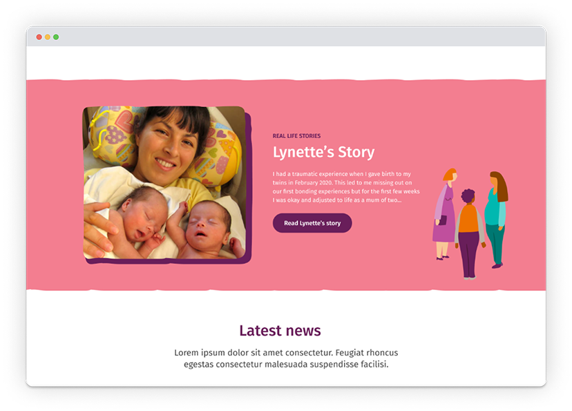 The Maternal Mental Health Alliance website